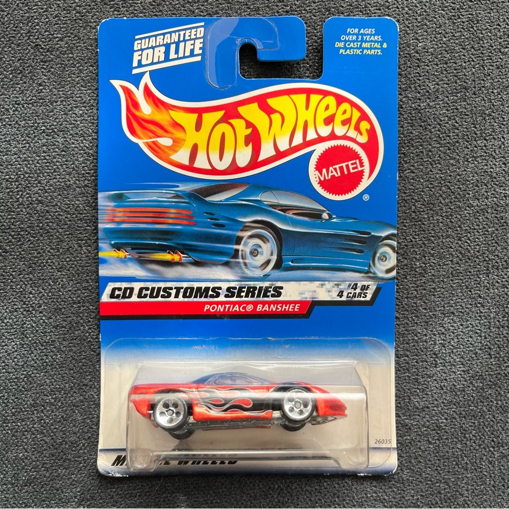 Hot Wheels CD Customs Pontiac Banshee - Red 2000